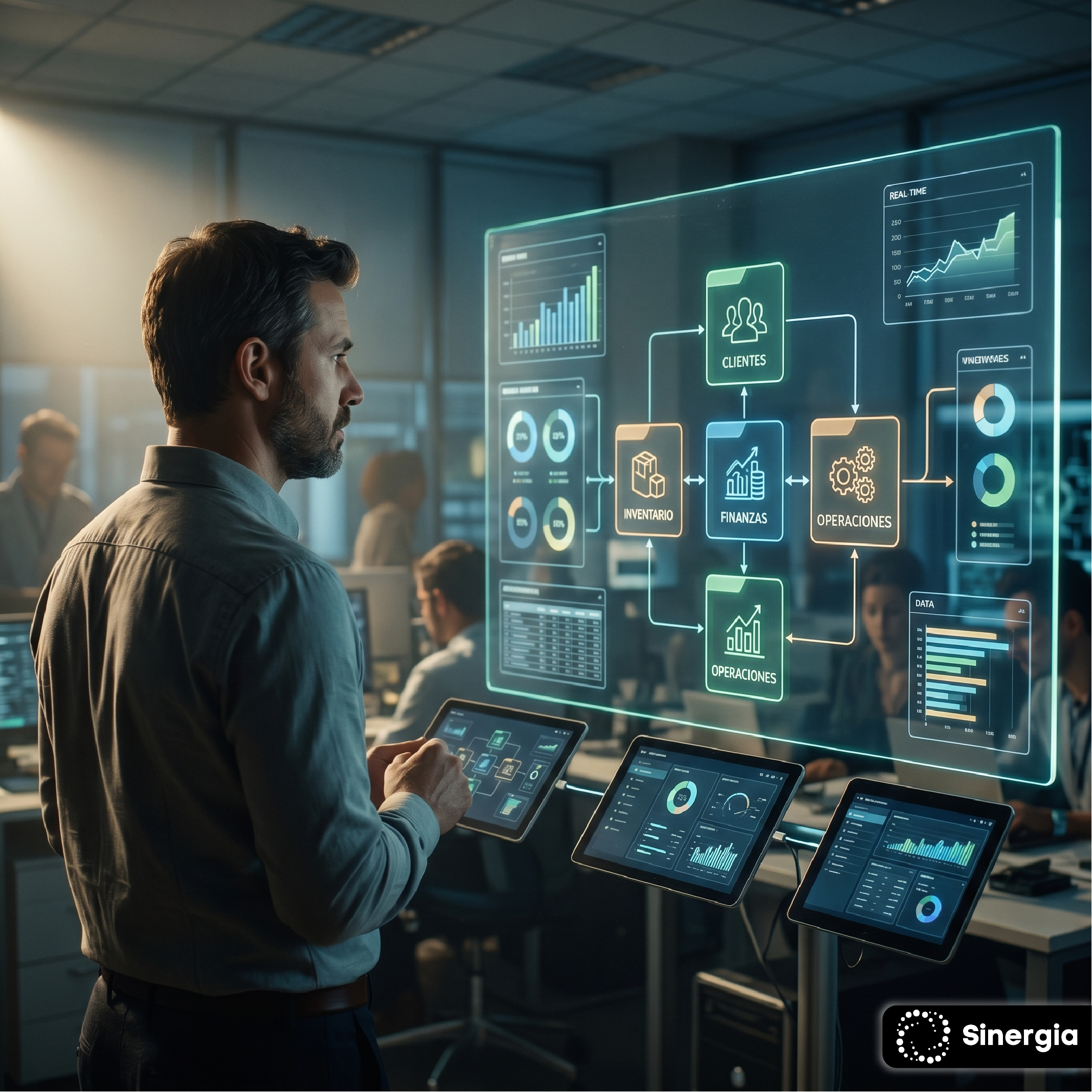 SINERGIA Desarrollo web, apps y software a la medida de tu negocio.