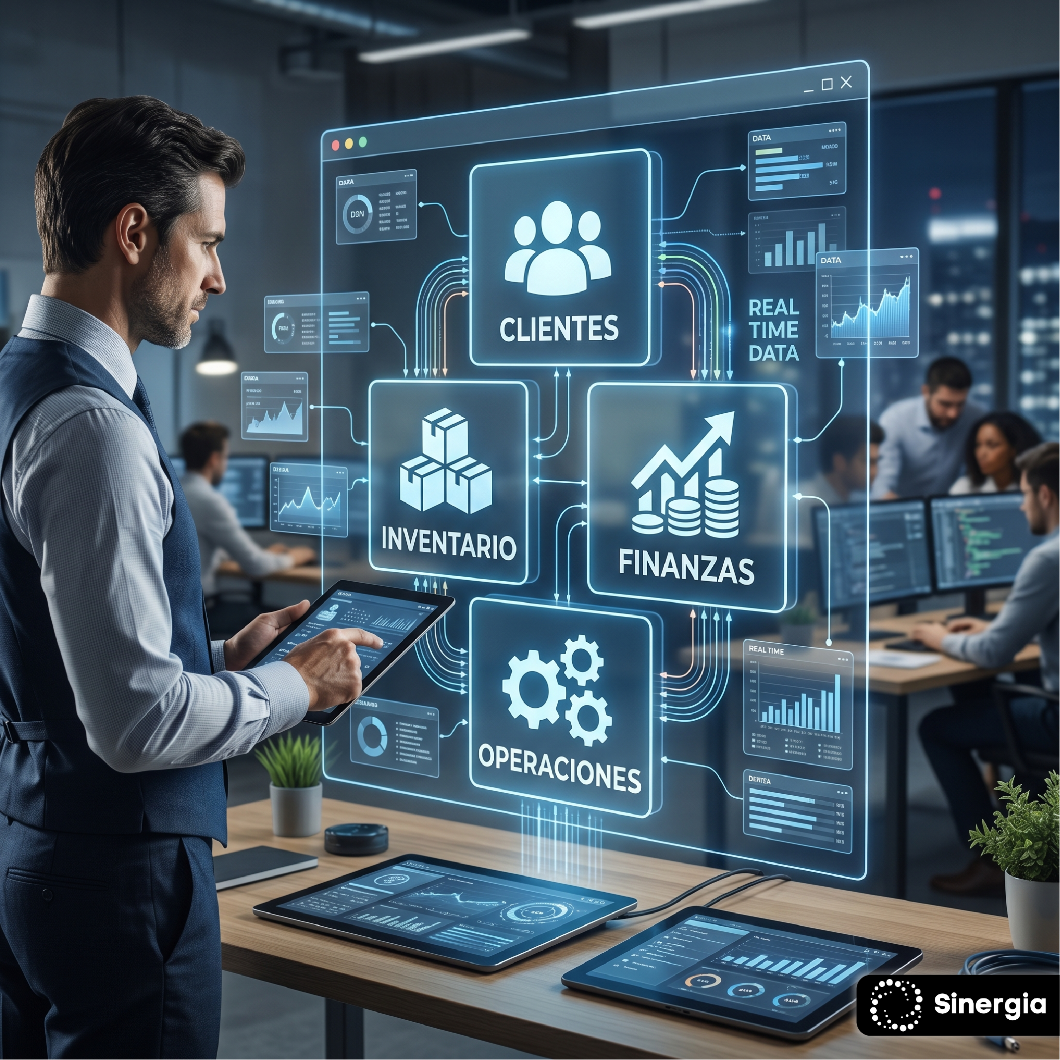 SINERGIA Desarrollo web, apps y software a la medida de tu negocio.